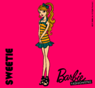 Dibujo Barbie Fashionista 6 pintado por lara2002