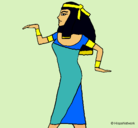 Dibujo Bailarina egipcia  pintado por AleJiiTha