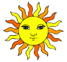 Dibujo Sol pintado por rocio25