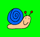 Dibujo Caracol 4 pintado por MEGIFVBHWSKM