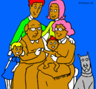 Dibujo Familia pintado por hvjbnciidj