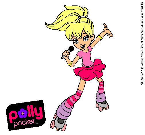 Dibujo Polly Pocket 2 pintado por lara2002
