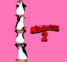 Dibujo Madagascar 2 Pingüinos pintado por sofitxu