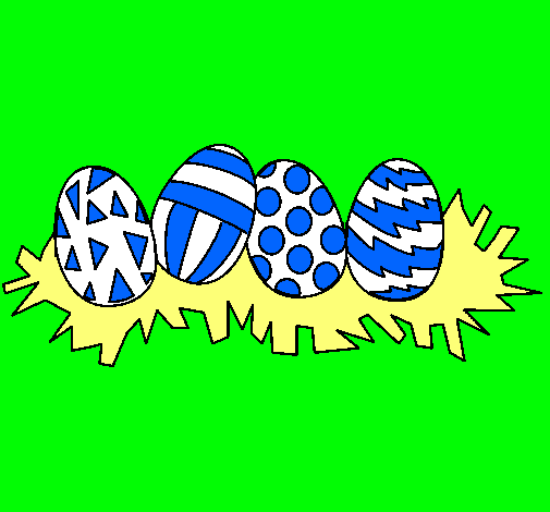 Dibujo Huevos de pascua III pintado por alanmistiko