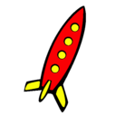 Dibujo Cohete II pintado por AMMYSITA