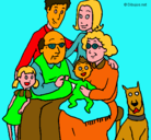 Dibujo Familia pintado por volx123