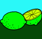 Dibujo limón pintado por lunkiko