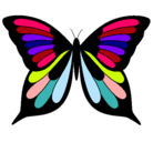 Dibujo Mariposa 8 pintado por colorida