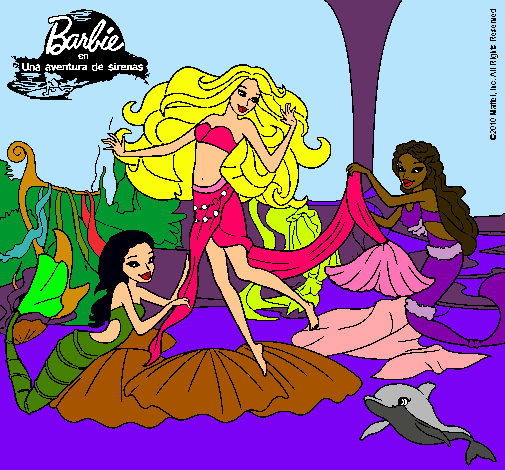 Barbie con sirenas