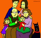 Dibujo Familia pintado por malcotispbp