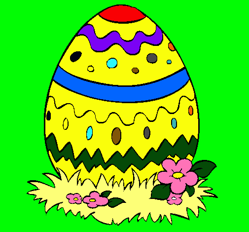 Dibujo Huevo de pascua 2 pintado por alanmistiko