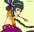 Dibujo Princesa china pintado por Qeelii