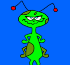 Dibujo Extraterrestre pintado por jjuuuuuuuuuu