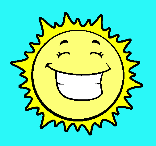 Sol sonriendo