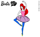 Dibujo Barbie bailarina de ballet pintado por jnhf