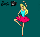 Dibujo Barbie bailarina de ballet pintado por catha