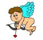 Dibujo Cupido pintado por briyith