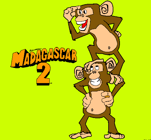 Madagascar 2 Manson y Phil