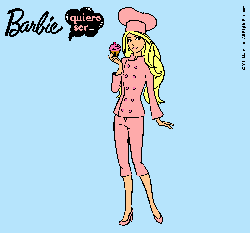 Dibujo Barbie de chef pintado por Chic_Top_Star