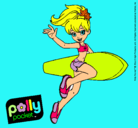 Dibujo Polly Pocket 3 pintado por pollisurfera