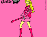 Dibujo Barbie la rockera pintado por leimy