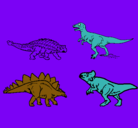 Dibujo Dinosaurios de tierra pintado por maleta23