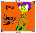 Dibujo Rango pintado por rango