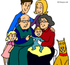 Dibujo Familia pintado por berthis