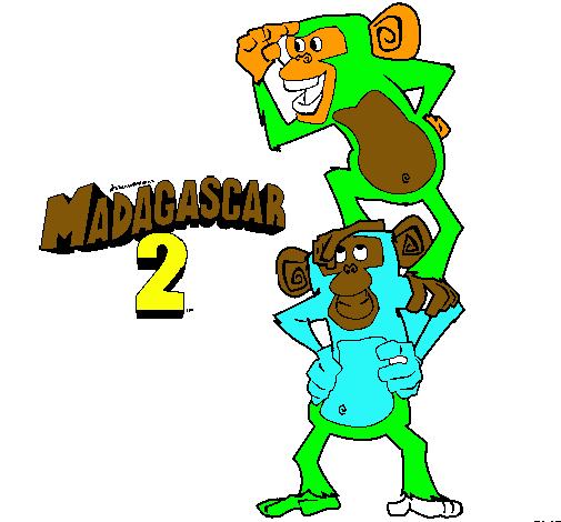 Madagascar 2 Manson y Phil