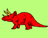 Dibujo Triceratops pintado por santiagog