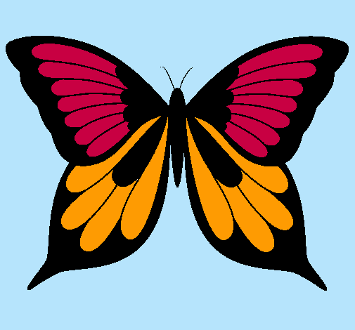 Dibujo Mariposa 8 pintado por vlentinita