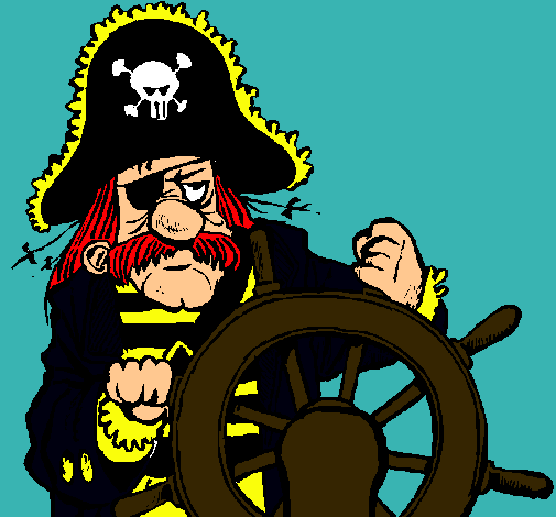 Dibujo Capitán pirata pintado por que_importa
