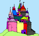 Dibujo Castillo medieval pintado por ALONSETE