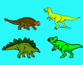 Dibujo Dinosaurios de tierra pintado por murgen