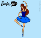 Dibujo Barbie bailarina de ballet pintado por mimicl