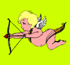 Dibujo Cupido volando pintado por Alejiti