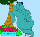 Dibujo Horton pintado por sandre