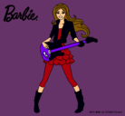 Dibujo Barbie guitarrista pintado por raichu