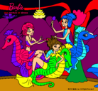Dibujo Sirenas y caballitos de mar pintado por anafatima258