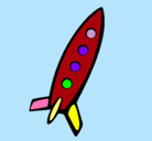 Dibujo Cohete II pintado por lopasadoesta