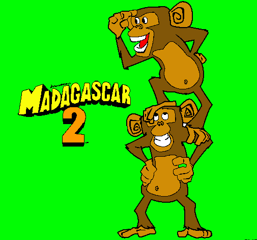 Madagascar 2 Manson y Phil