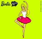 Dibujo Barbie bailarina de ballet pintado por glorias