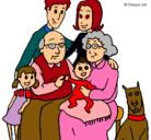 Dibujo Familia pintado por roosssii