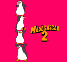 Dibujo Madagascar 2 Pingüinos pintado por 213456