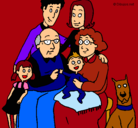 Dibujo Familia pintado por Radost