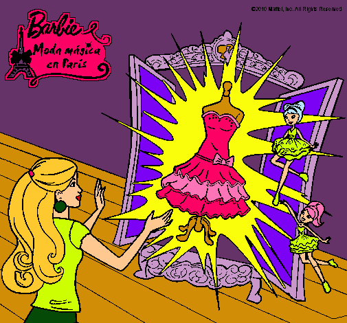 El vestido mágico de Barbie