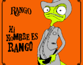 Dibujo Rango pintado por mota