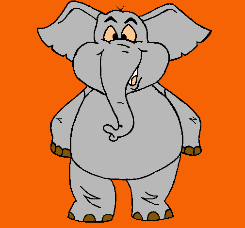 Elefante contento