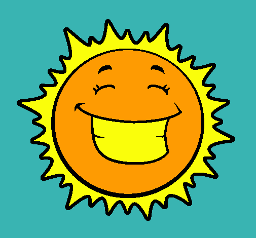 Sol sonriendo