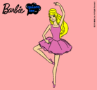 Dibujo Barbie bailarina de ballet pintado por pama